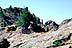 Couple mountain biking at Hartman's rocks 