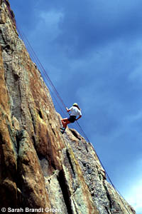 Rock climbing clinic